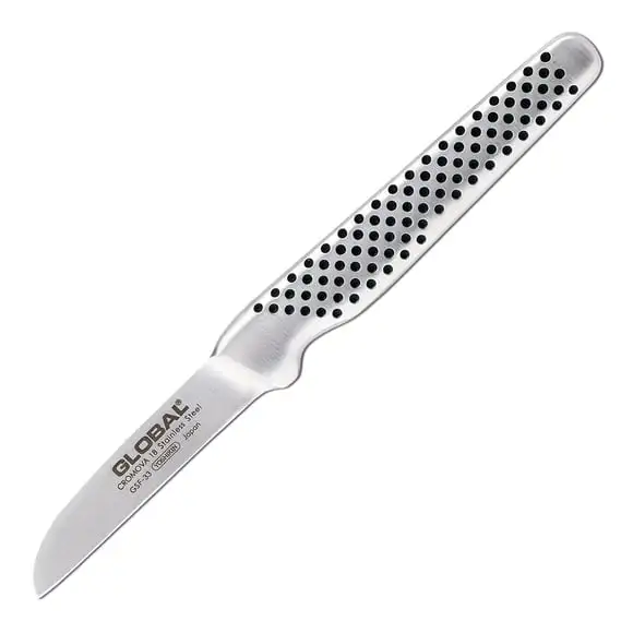 Skalkniv 6cm GSF-33 rak tyngre, smidd Global