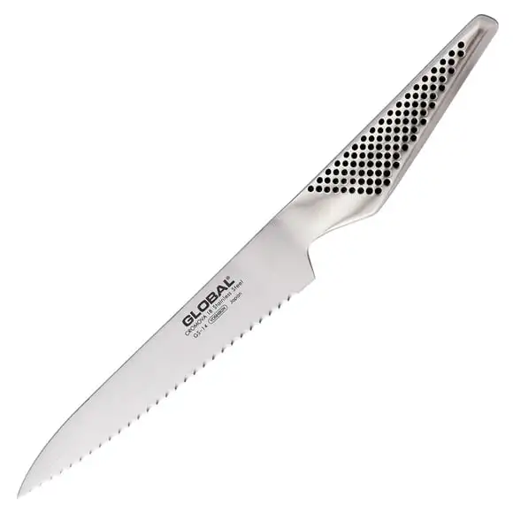 Allkniv vågtandad 15cm Global