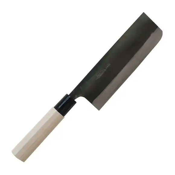 Grönsakshack Sakamoto Nakiri kolstål 17cm Suncraft
