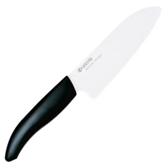 Kockkniv Kyocera 14cm vitt keramiskt blad