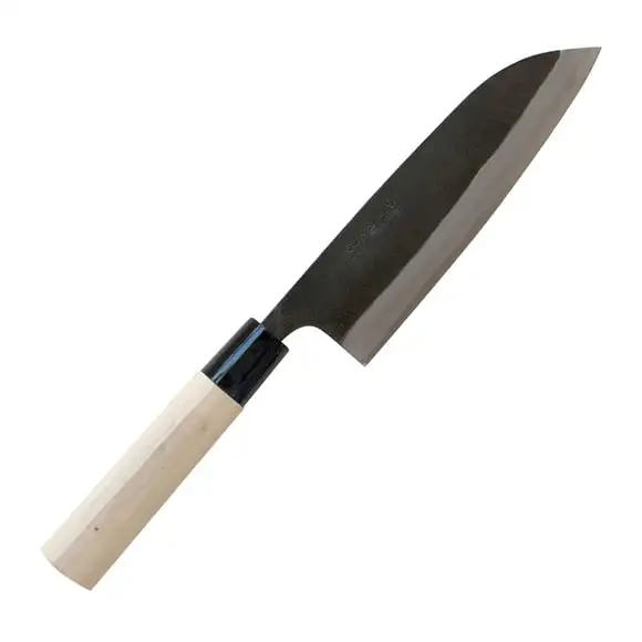 Kockkniv Sakamoto Santoku kolstål 17cm Suncraft