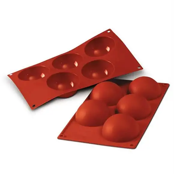 Gastroflex rund/halvkula 5fig, 80x40mm GN1/3