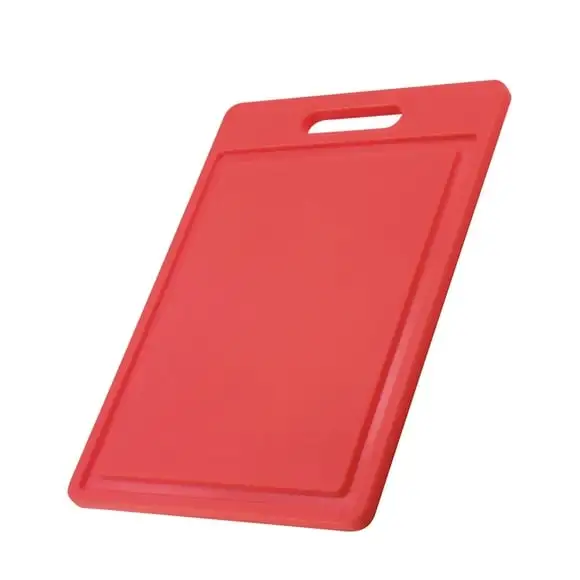 Skärbräda plast 35x25x1,2cm röd