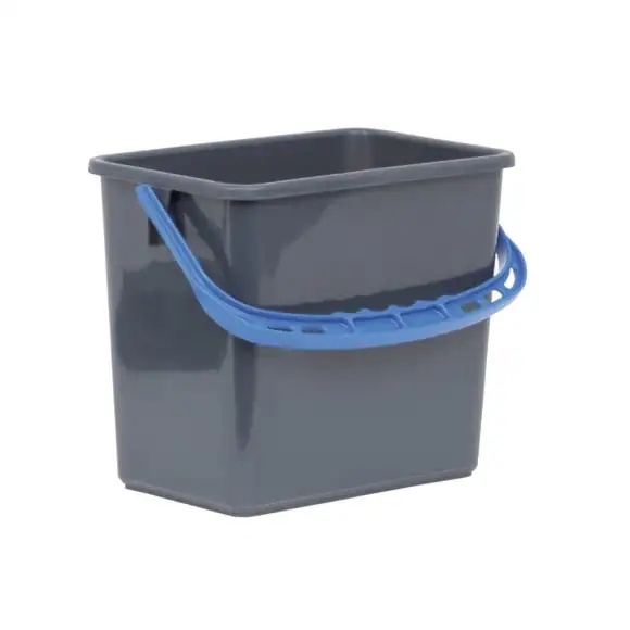 Hink plast grå/blå 6L