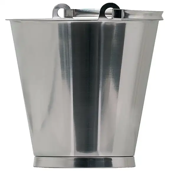 Hink rostfri med bottenband 12L