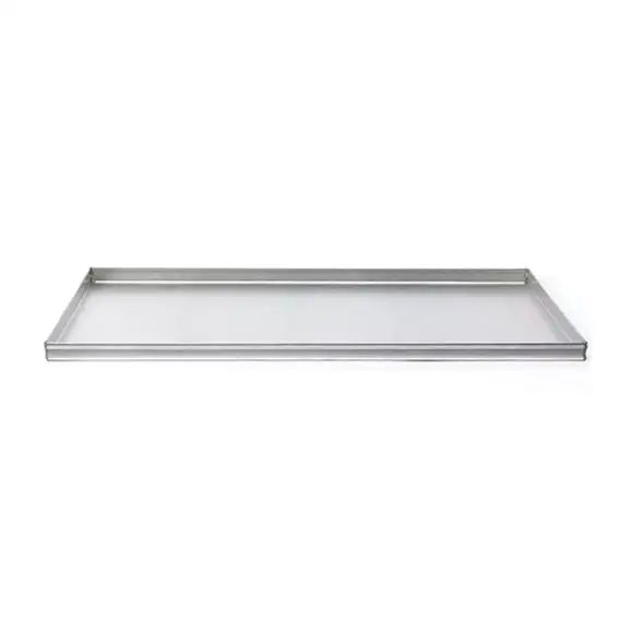 Bricka aluminium 45x35 H3cm