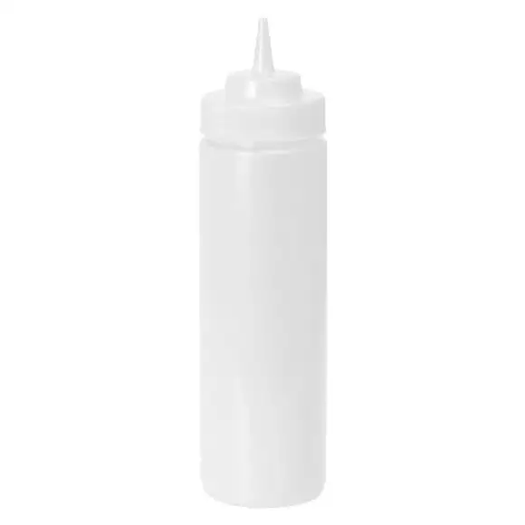 Dressingflaska wide mouth plast transparent 70cl