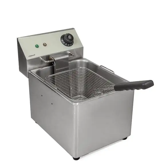 Fritös enkelbassäng 8L 3,25kw 1-fas 265x430x340mm Exxent