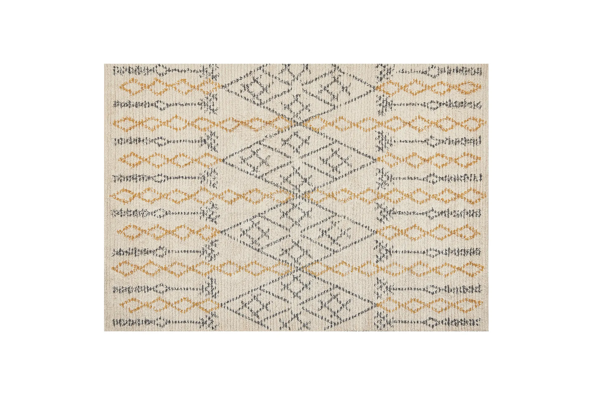Kadapa Bomullsmatta 160x230 cm Gul