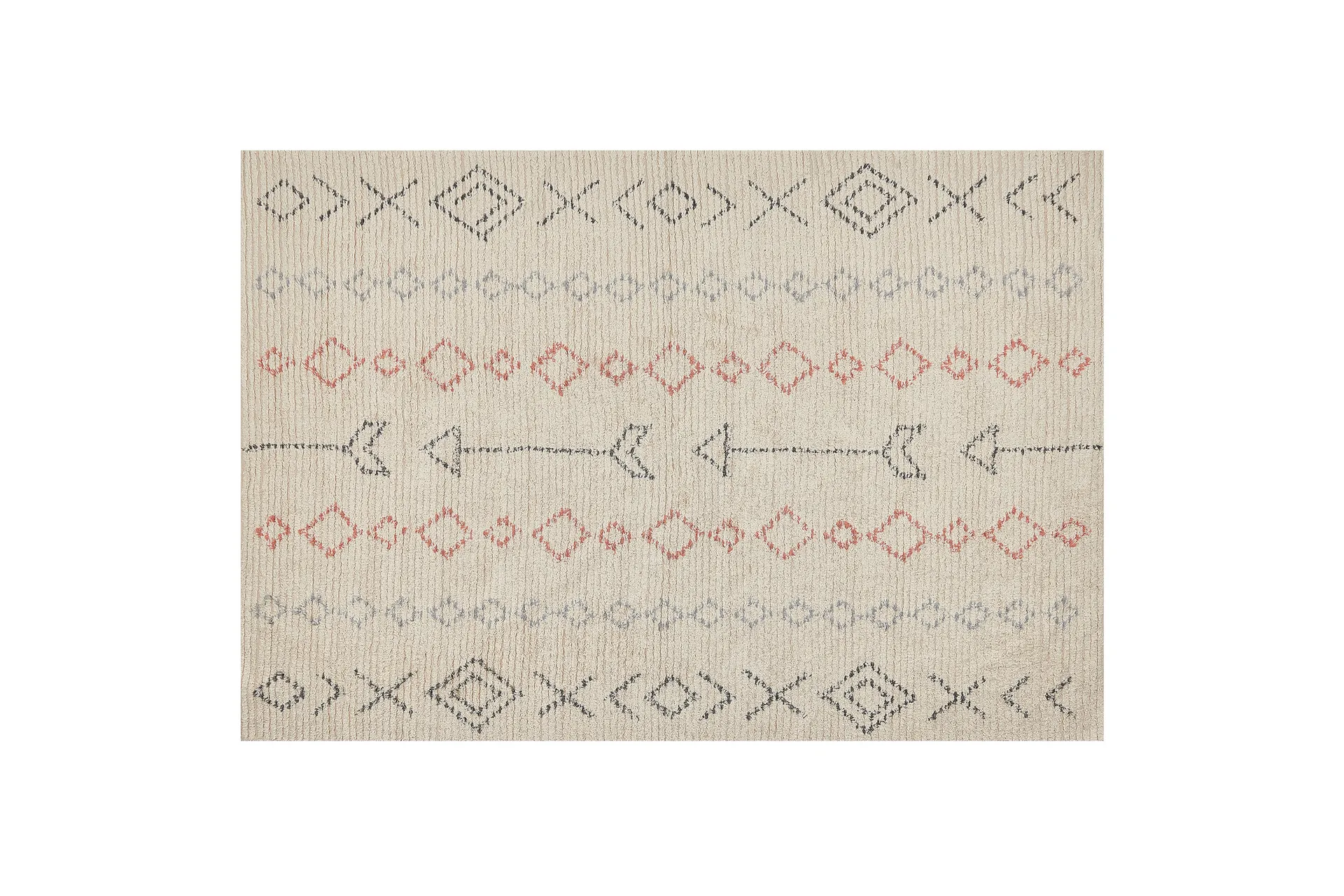 Dispur Bomullsmatta 140x200 cm Beige