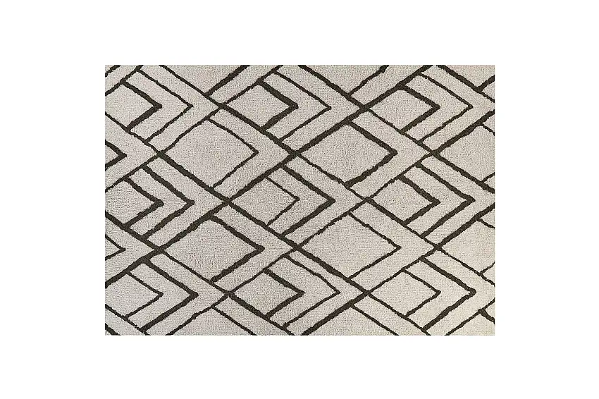 Yesilkoy Ryamatta 160x230 cm Svart/Vit