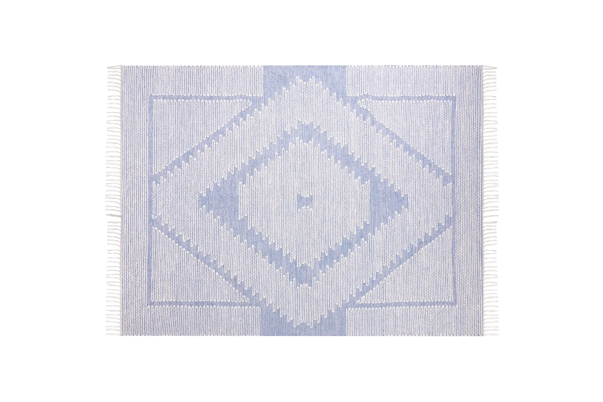 Ansar Bomullsmatta 160x230 cm Blå