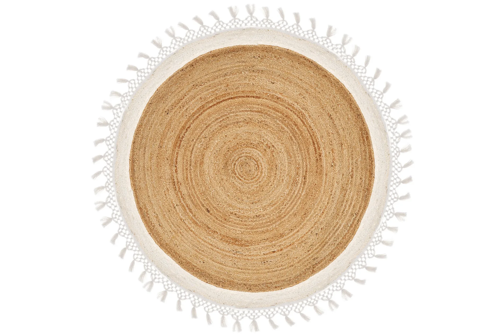 Marts Jutematta 140 cm Rund Beige