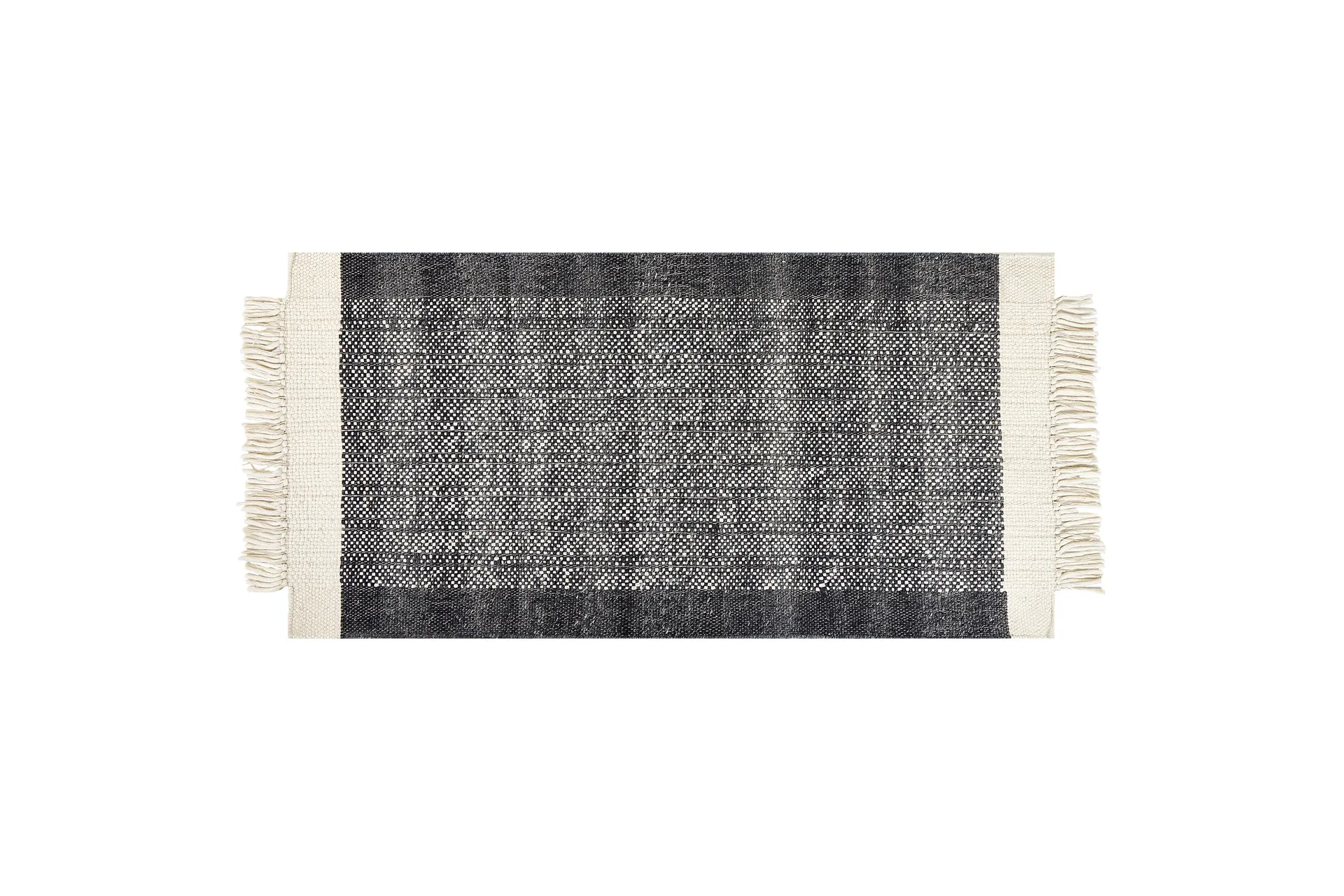 Atlanti Ullmatta 80x150 cm Svart/Vit