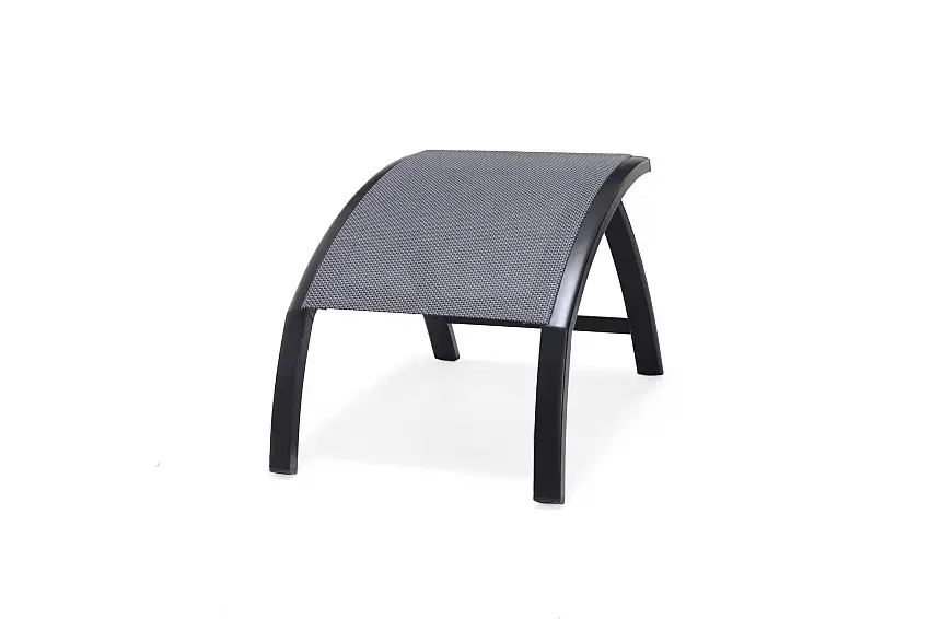 Panama Fotpall 62x48 cm Svart