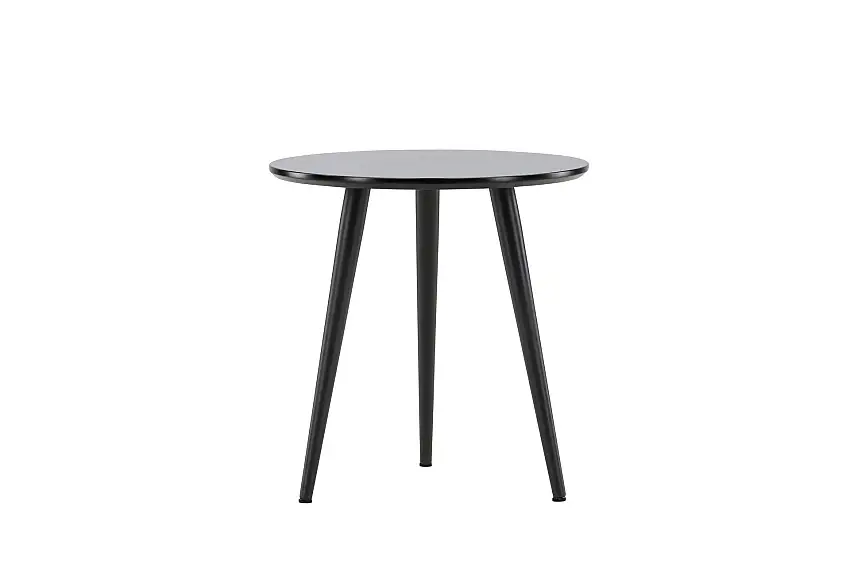 VIND Askim Sidobord 50 cm Svart