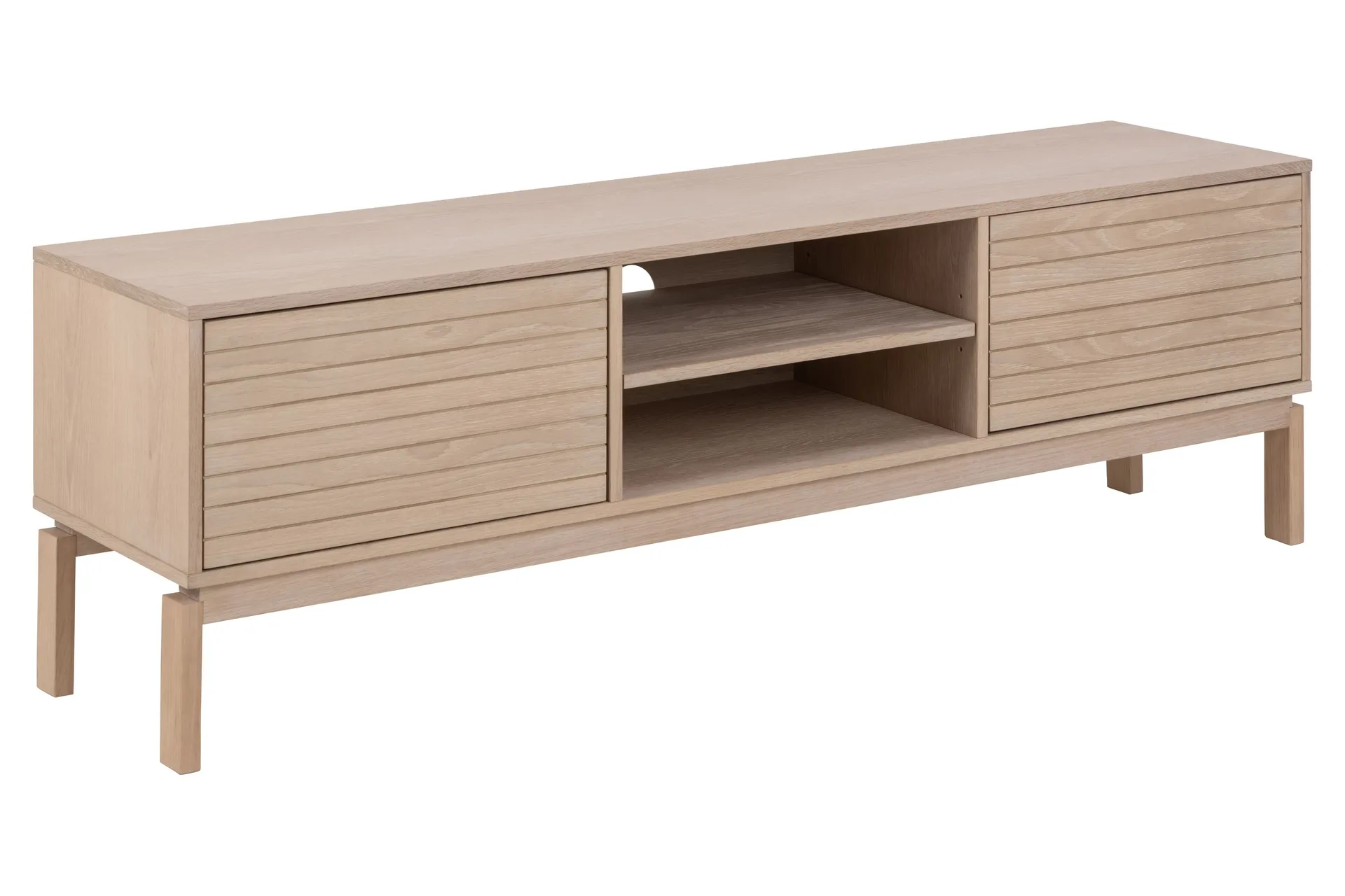 Sakie Tv-bänk 40 cm Vit