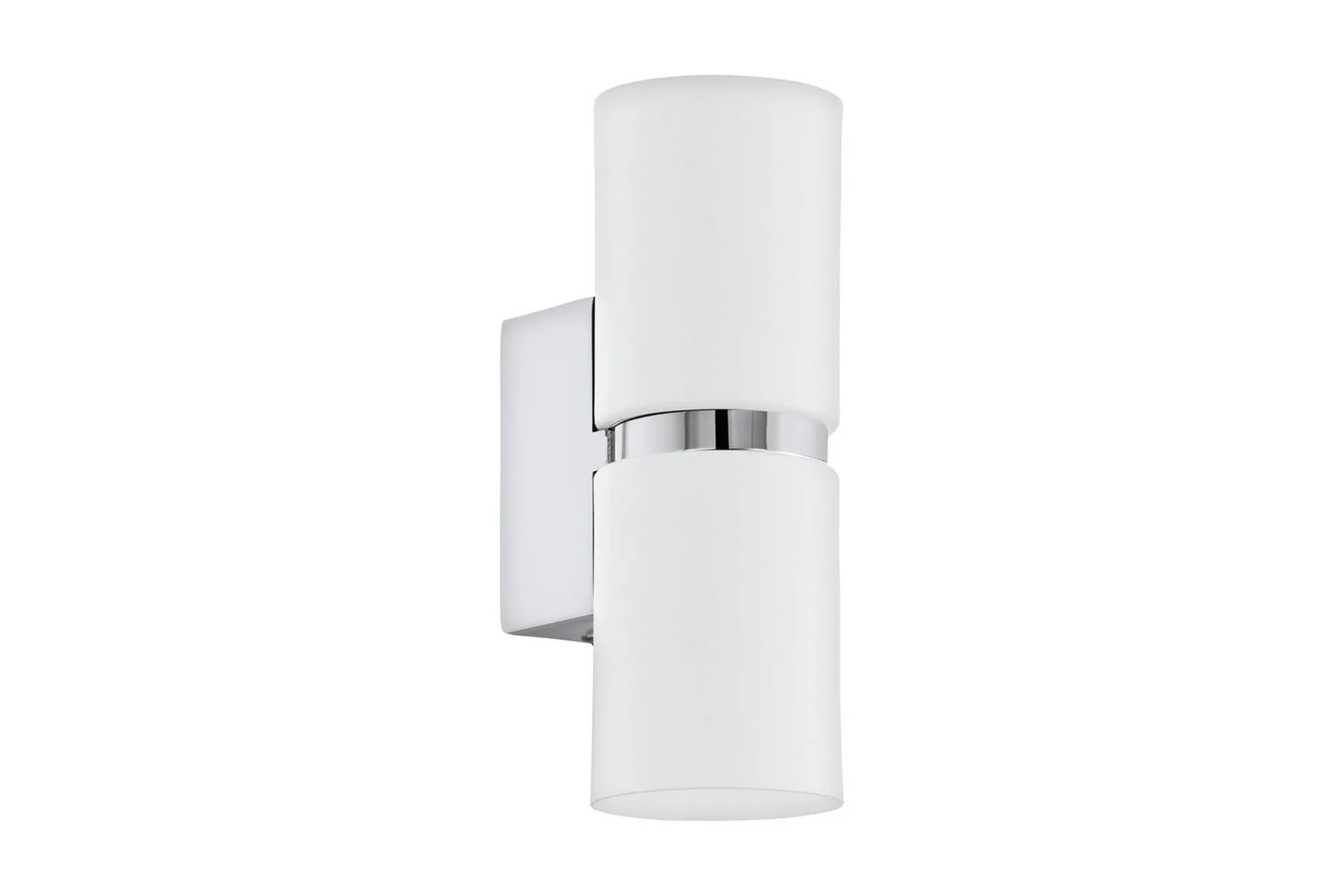Vägglampa Eglo Passa Ø60 mm Krom, Vit