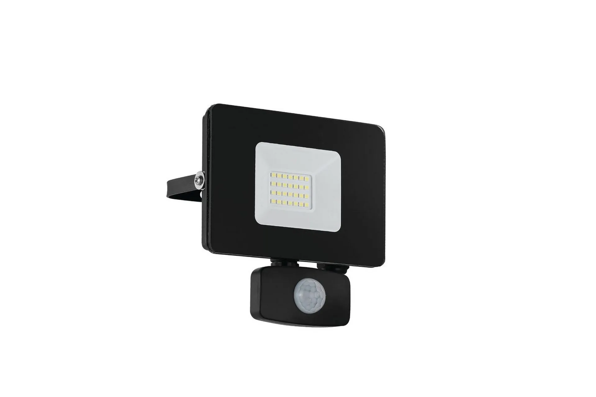 Väggstrålkastare Utebelysning Eglo Faedo 3 med Sensor 20W, Svart