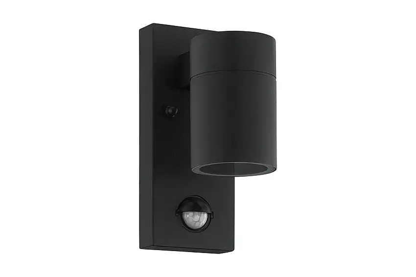 Vägglampa Utebelysning Eglo Riga 5 med Sensor Svart Klar