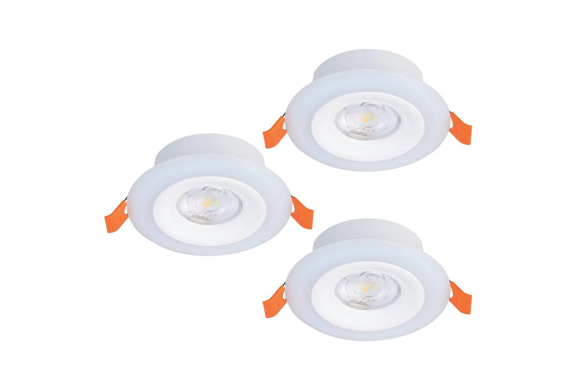 Infälld Lampa Eglo Calonge RGB 3 st Vit