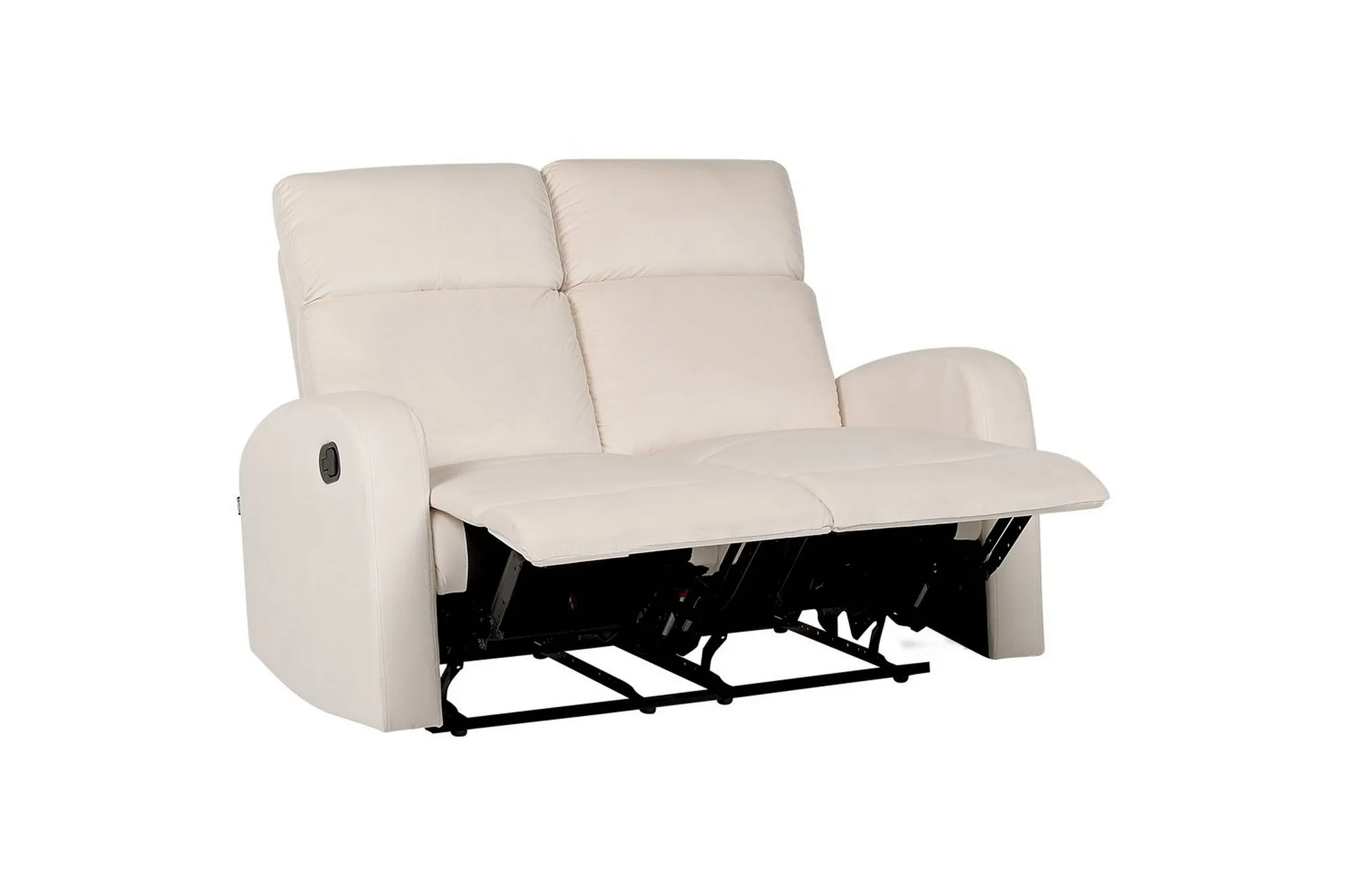 2-sits Reclinersoffa manuell Verdal Vit
