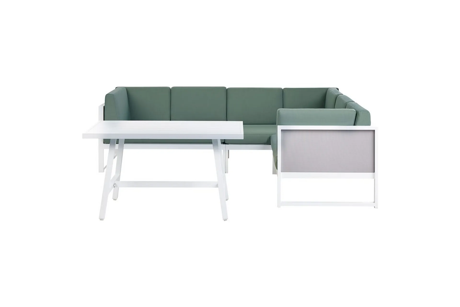 Loungegrupp Castella/Fratte Grön/vit/grå