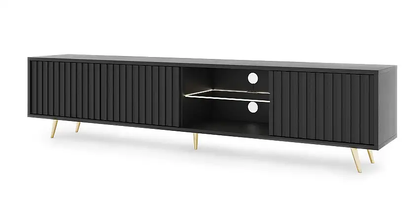 Tapas Tv-bänk 175 cm Svart