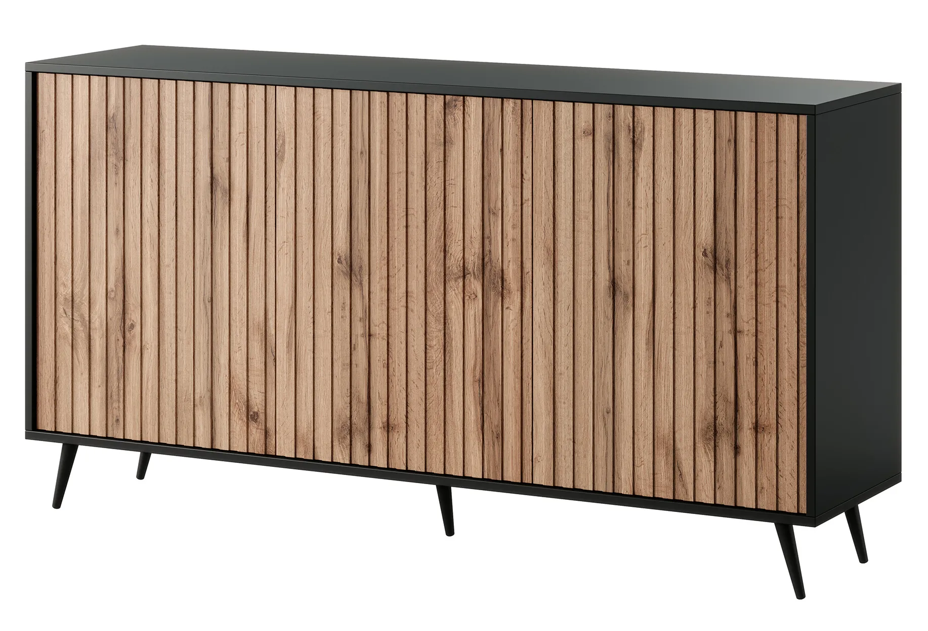 Tapas Byrå 154 cm Svart