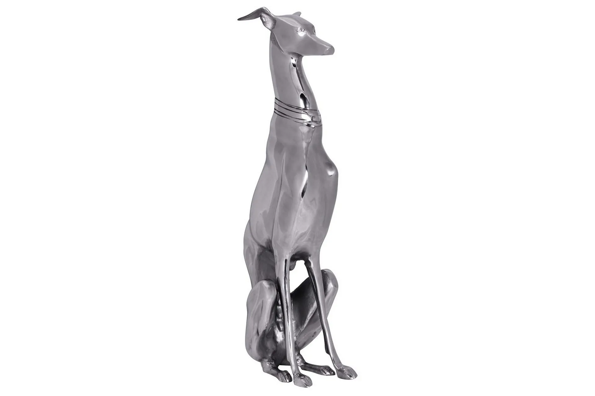 Wohnling Dekorativ figur Wohnling Aluminiumhund Silver Modern