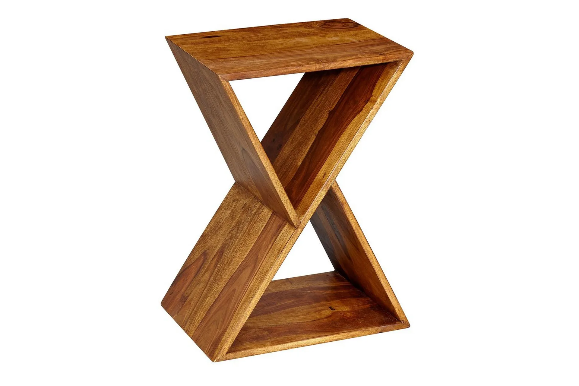 Wohnling Sido bord Wohnling Massivt trä X-form med förvaringsutrymme lantlig stil