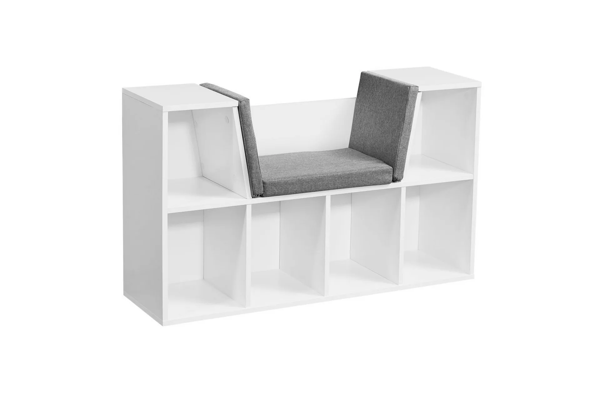 Wohnling Bänk Wohnling Melaminbelagd spånskiva Klädd sittplats Förvaringsutrymme Modern
