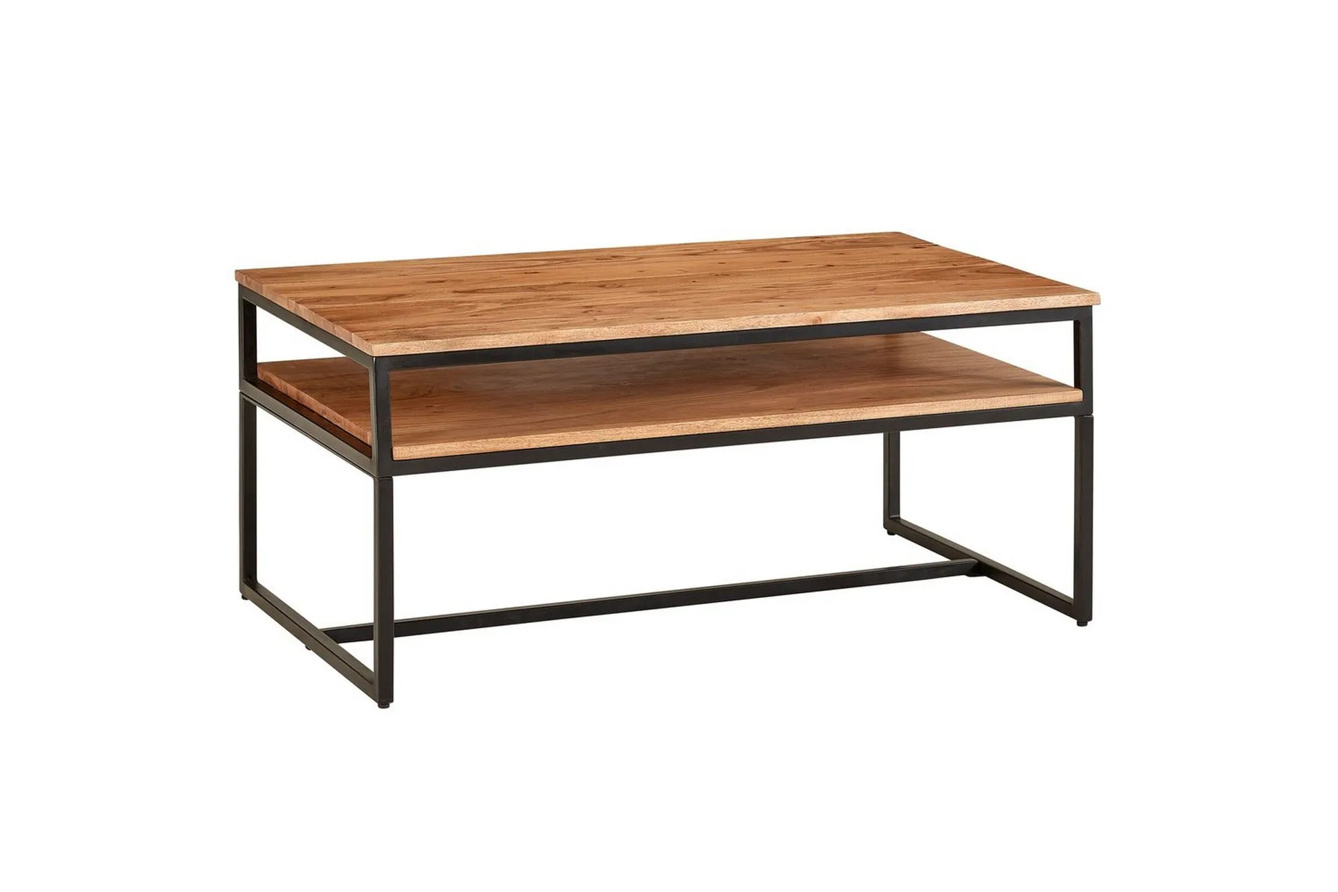 Wohnling Soffbord Wohnling Massivt trä 100 cm rektangulär med bricka modern