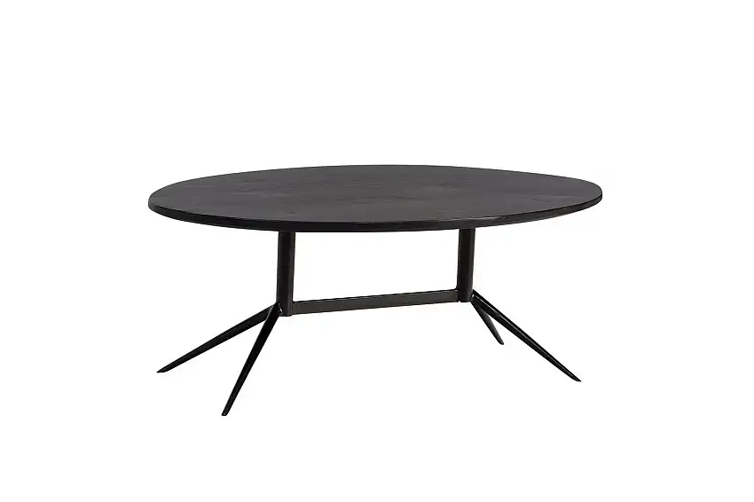 Wohnling Soffbord Wohnling Massivt trä oval 90 cm modern