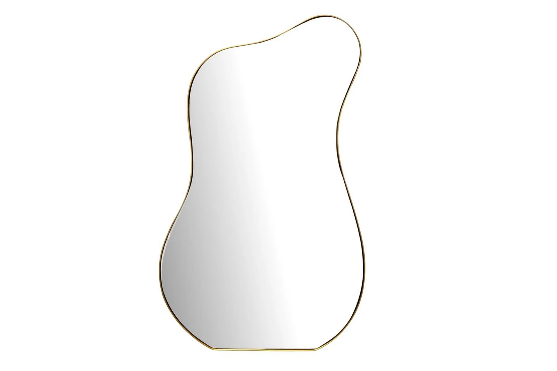 Wohnling Spegel Wohnling Asymmetrisk metallram oval 100 cm