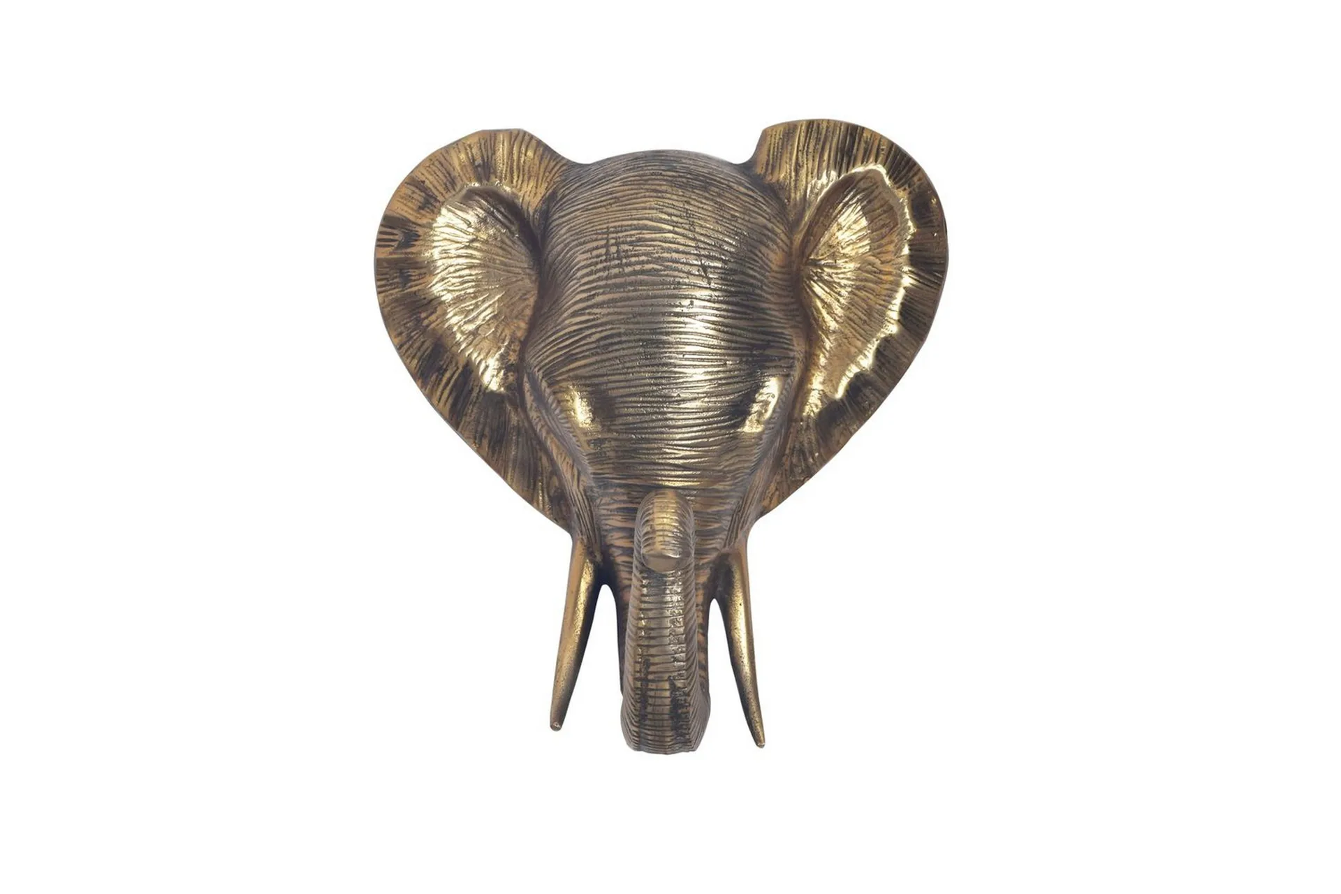 Wohnling Väggdekoration Wohnling Elefant Polerad gjuten aluminium väggmonterad industriell
