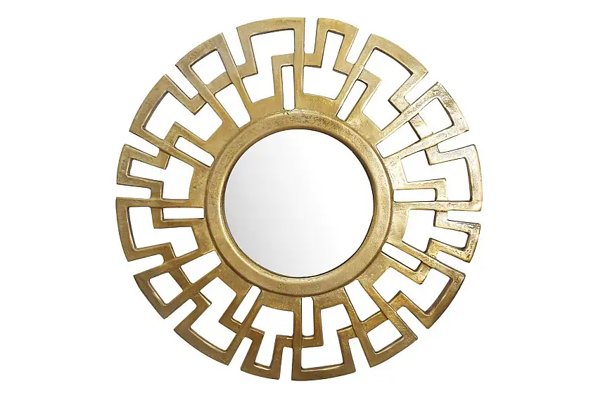 Wohnling Spegel Wohnling Art Deco Rund 60 cm Modern