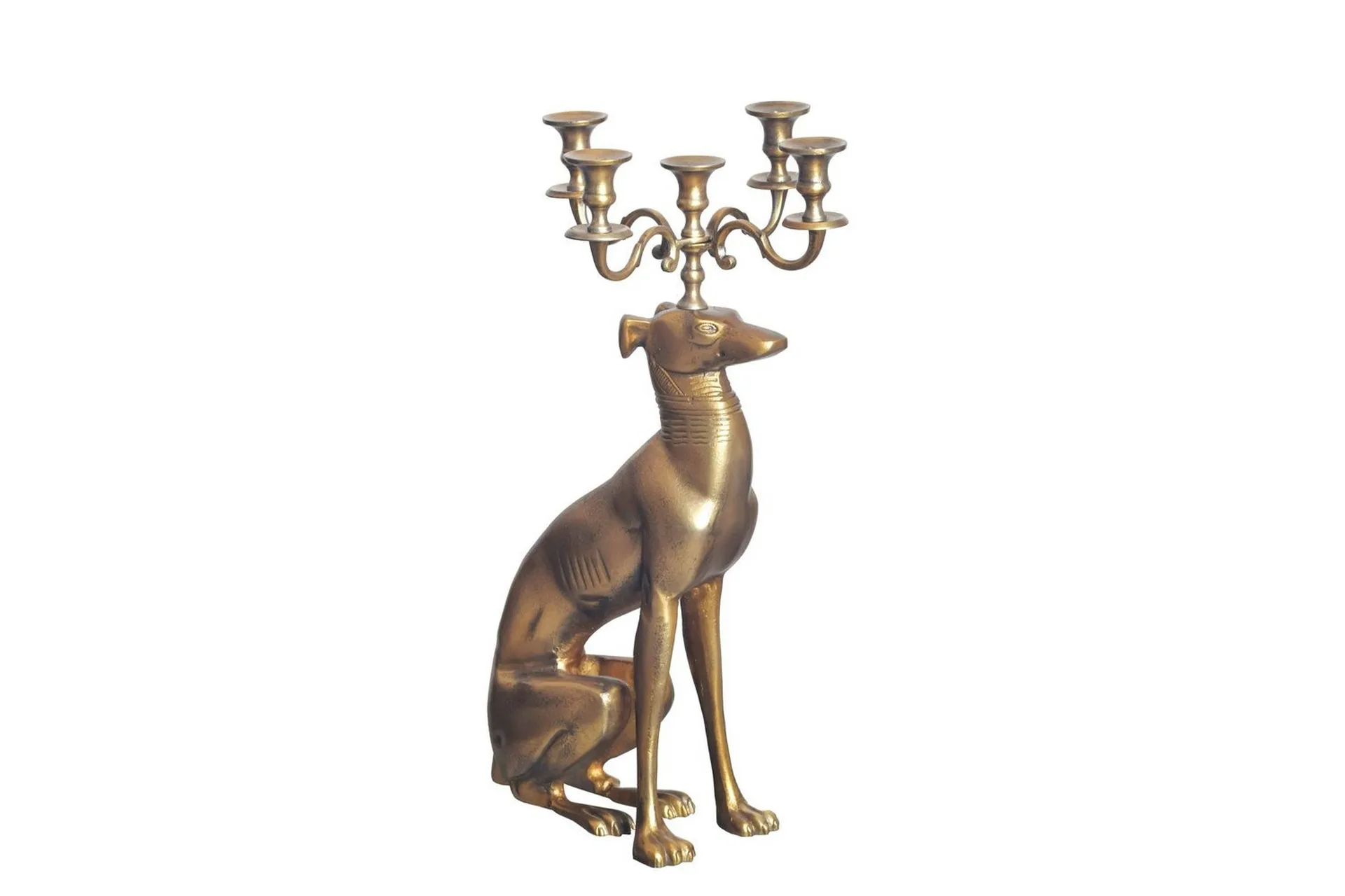 Wohnling Dekorativ figur Wohnling Ljusstake Greyhound Aluminium Modern