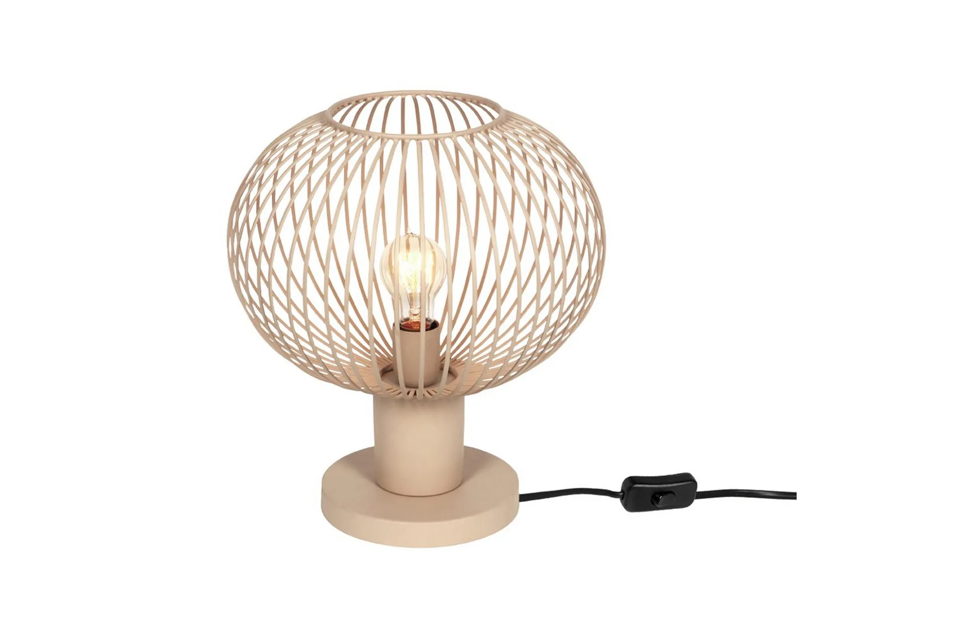Trio Lighting Bordslampa TRIO Gila 33 cm, Sand 33 cm, Sand