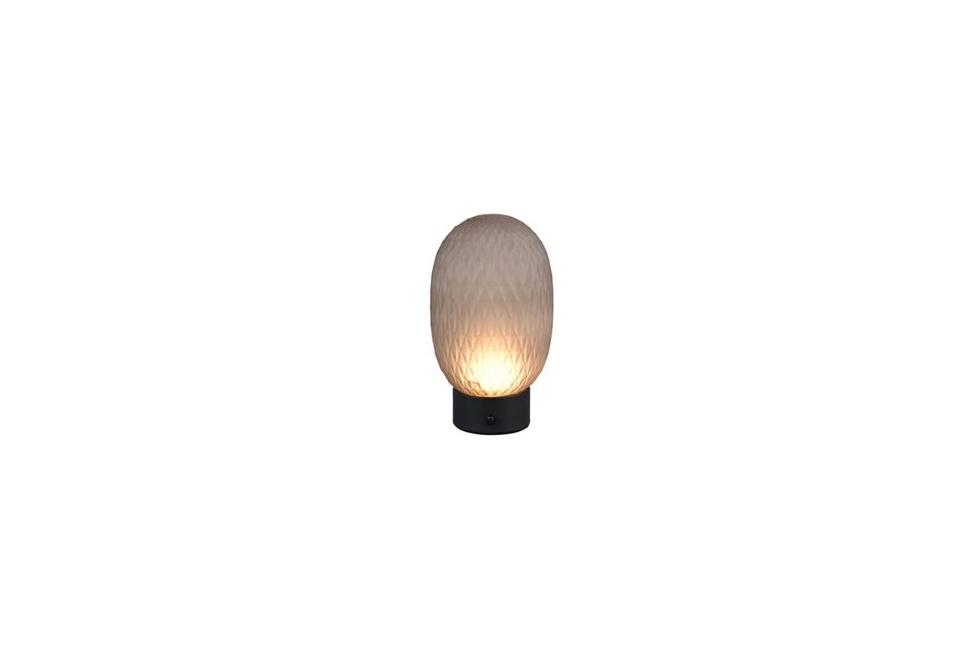Trio Lighting Bordslampa Laddningsbar TRIO Facette Mattsvart/rök Mattsvart/rök