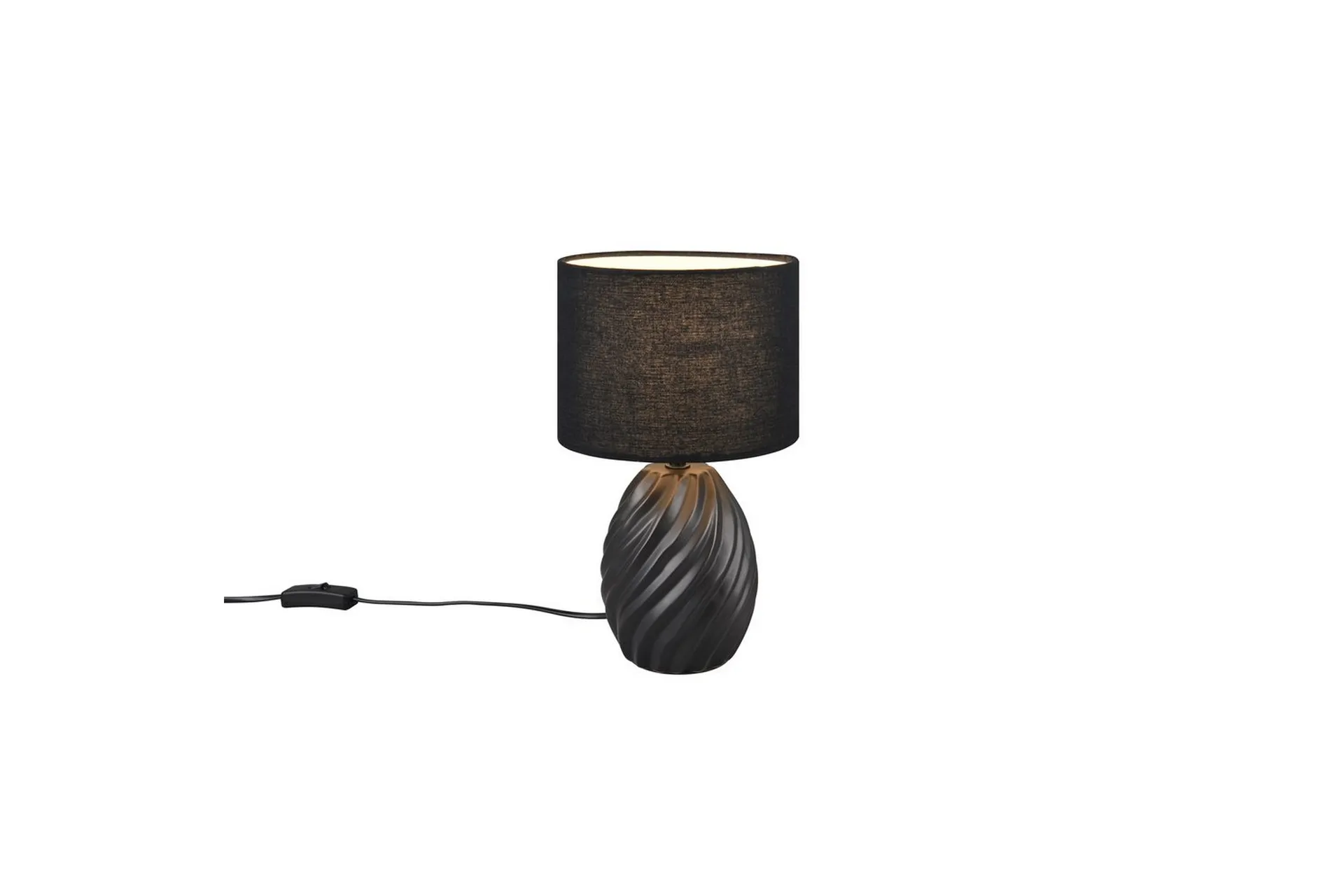 Trio Lighting Bordslampa TRIO Melva Svart Svart