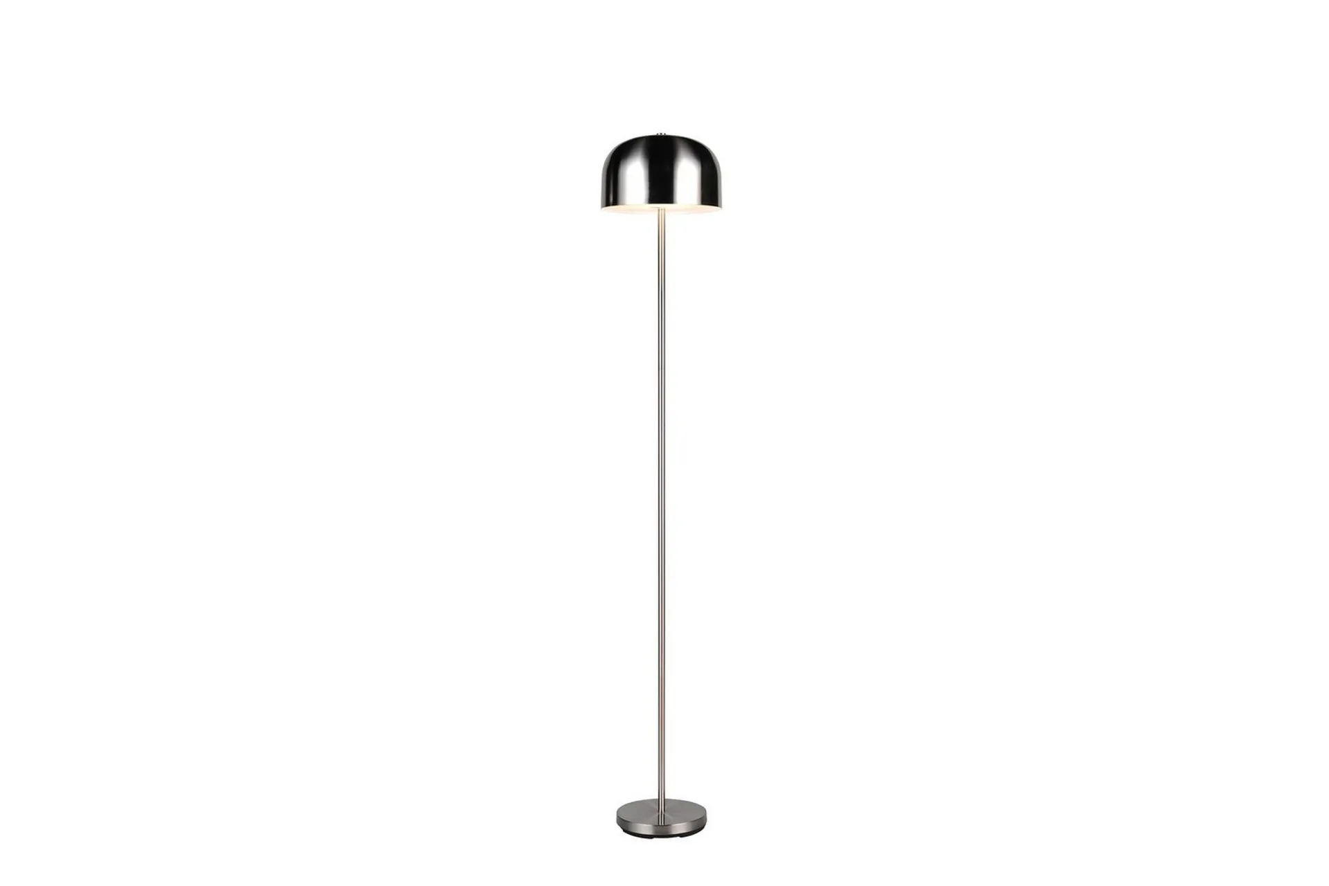 Trio Lighting Golvlampa TRIO Jeff Borstad stål Borstad stål