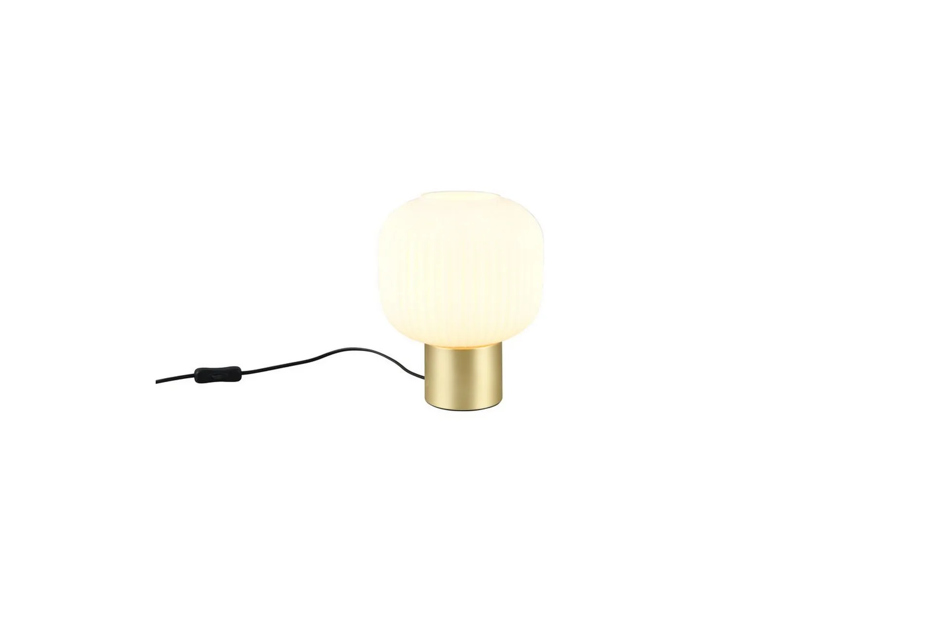 Trio Lighting Bordslampa TRIO Diva Mattmässing/vit Mattmässing/vit