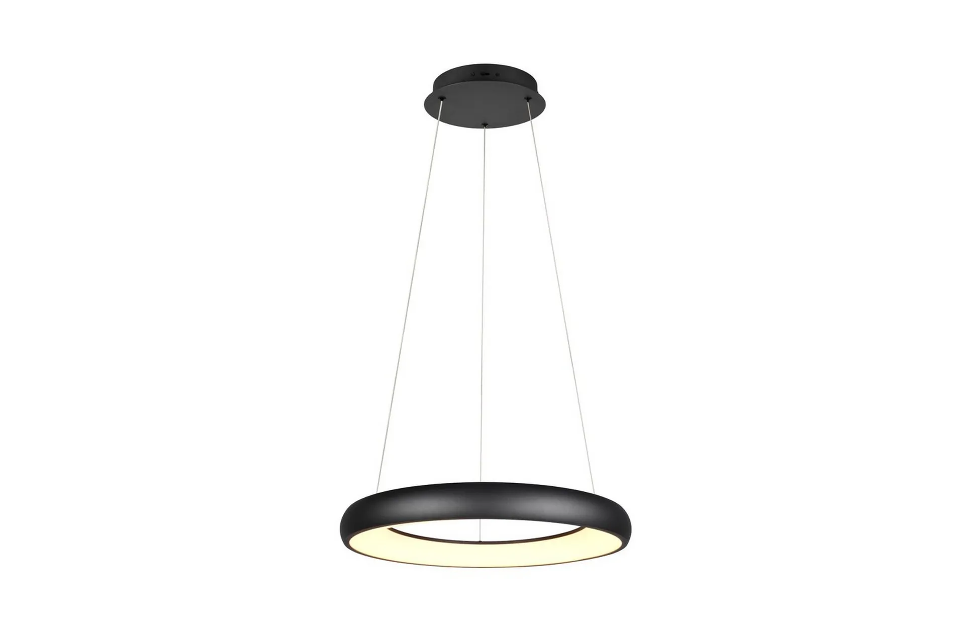 Trio Lighting Pendel TRIO Cardona 62 cm, Mattsvart 62 cm, Mattsvart