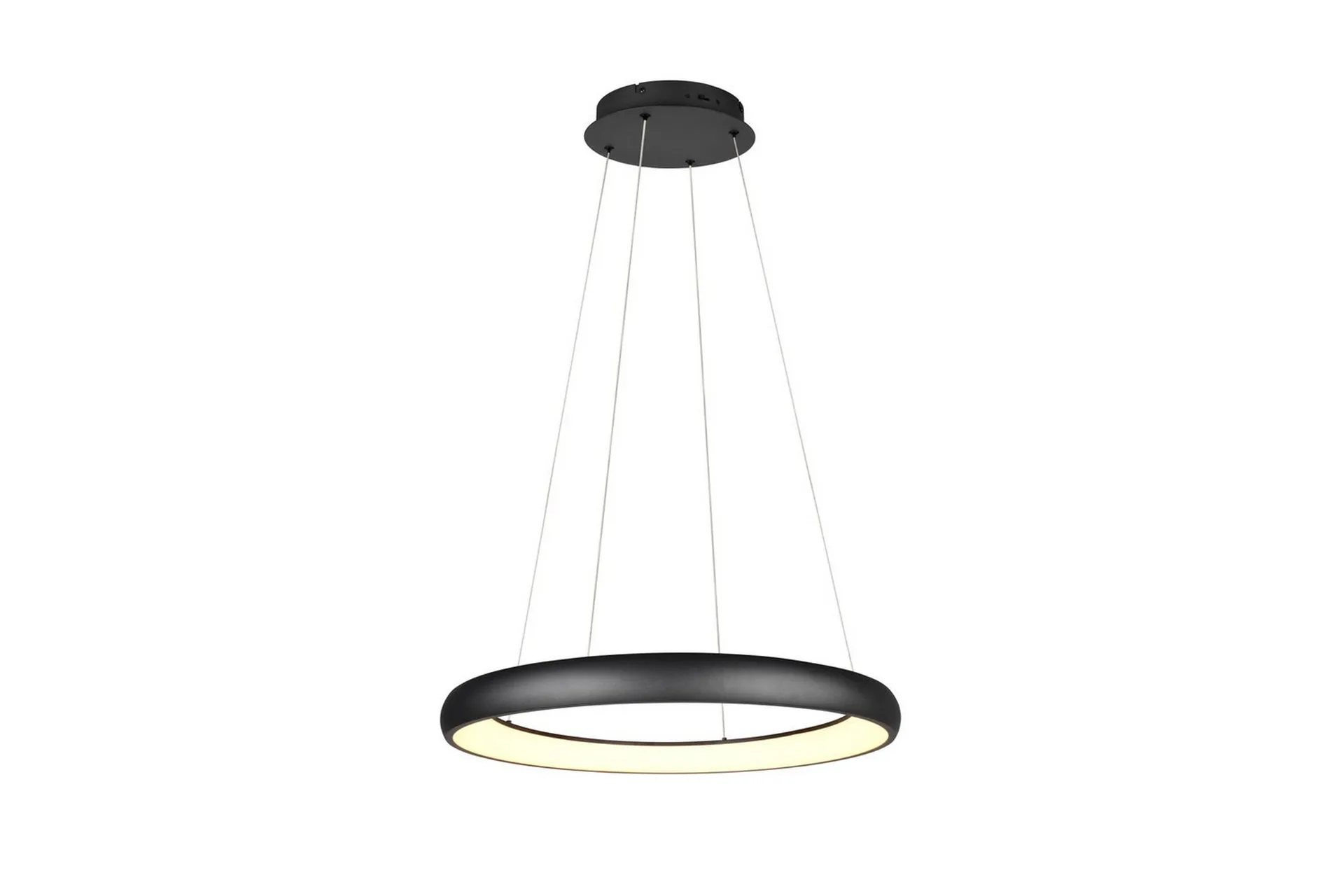 Trio Lighting Pendel TRIO Cardona 75 cm, Mattsvart 75 cm, Mattsvart