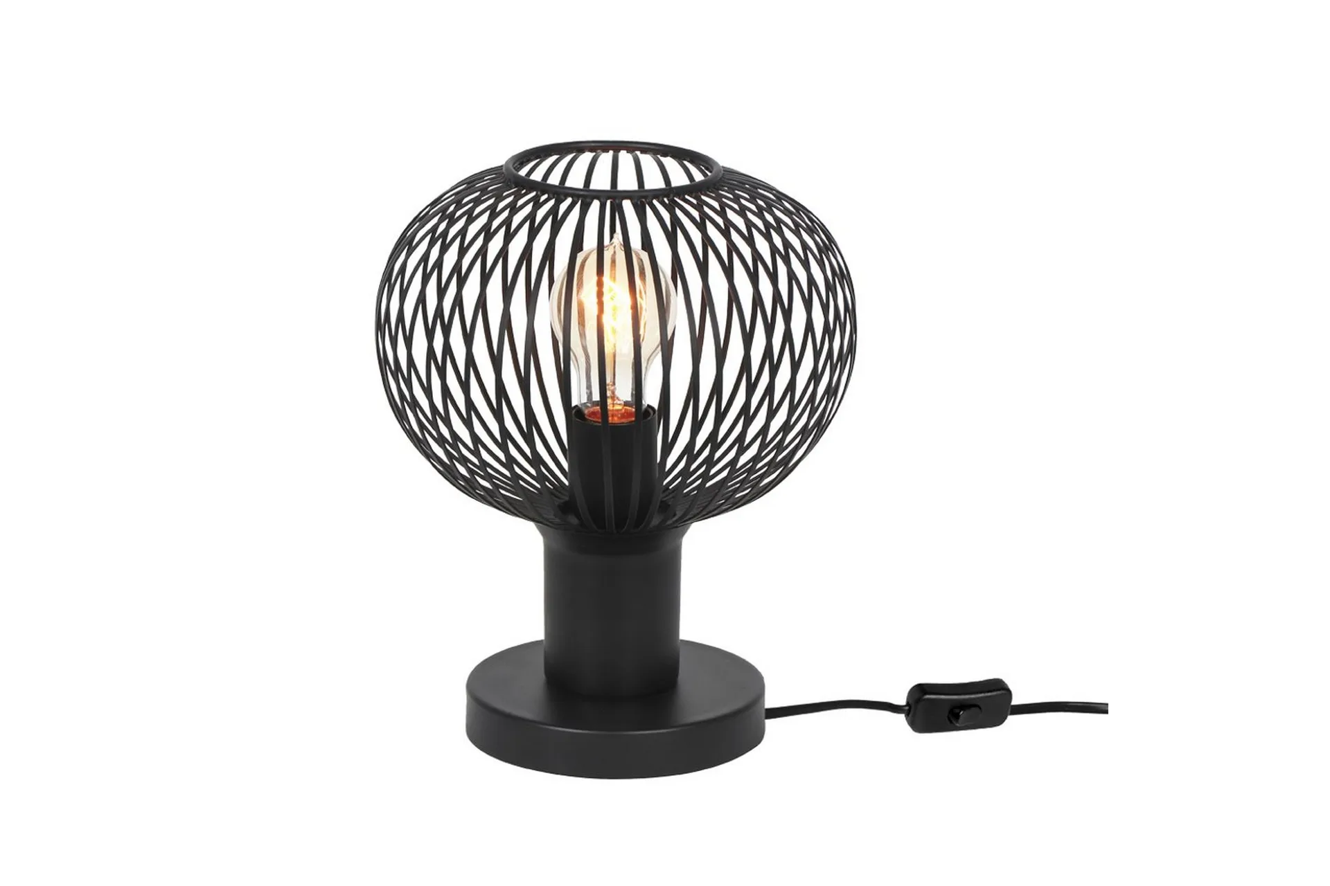 Trio Lighting Bordslampa TRIO Gila 23 cm, Mattsvart 23 cm, Mattsvart