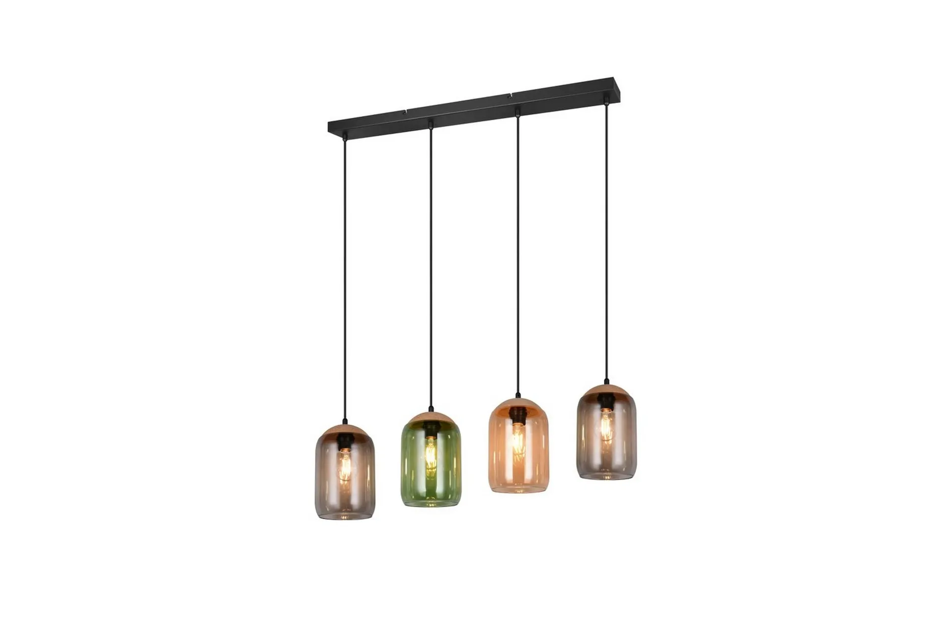 Trio Lighting Pendel TRIO Cork 4-del 4-del