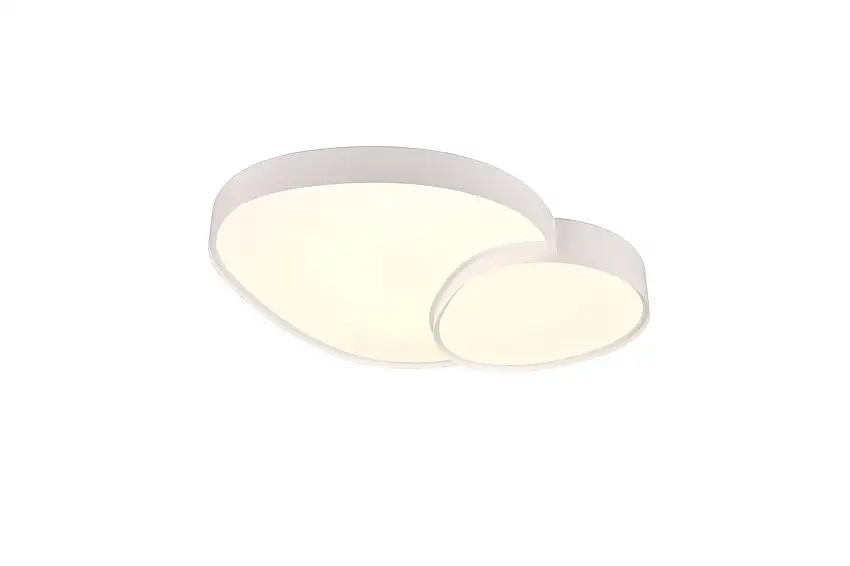Trio Lighting Taklampa TRIO Rise 77 cm, Mattvit 77 cm, Mattvit