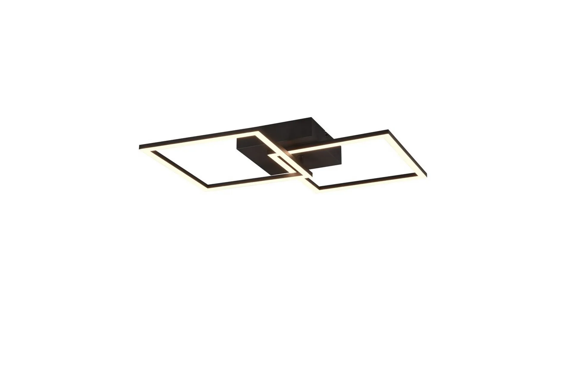 Trio Lighting Taklampa TRIO Trail 2-del, Mattsvart 2-del, Mattsvart