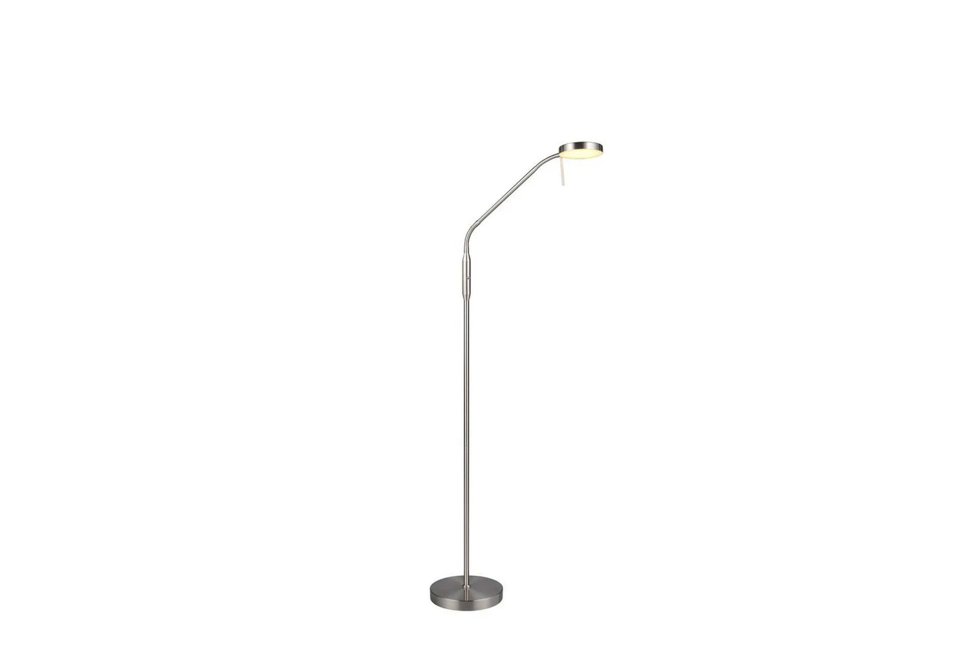 Trio Lighting Golvlampa TRIO Moreno Borstad stål Borstad stål